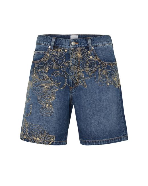 Isabel Marant Blue Jerryl Denim Shorts for men