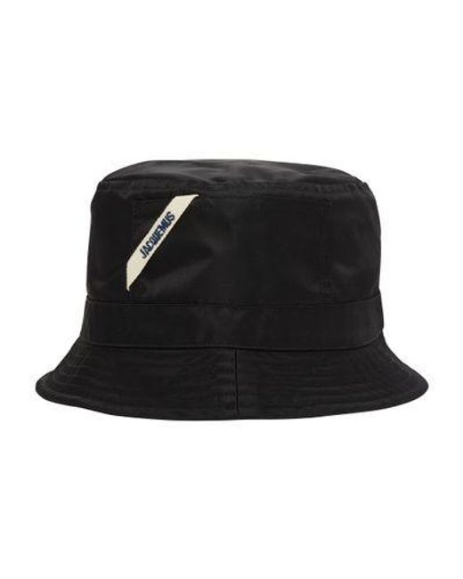 Jacquemus Black The Ovalie Sun Hat
