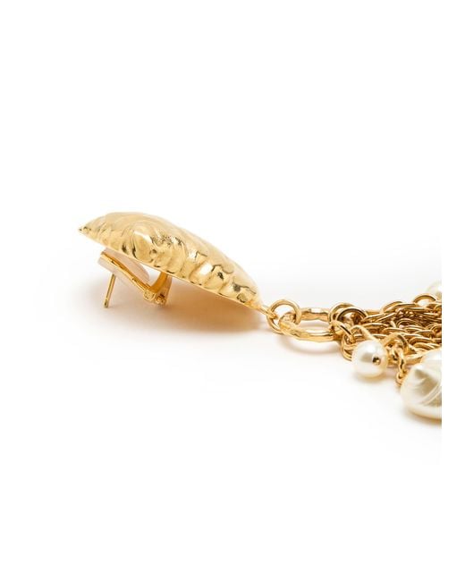 Chloé Metallic Ohrringe Shells