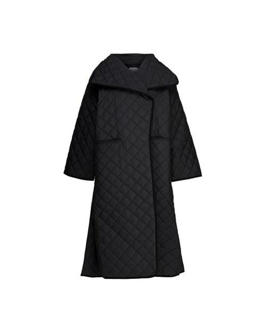 Totême Synthetic Quilted Coat in Black - Lyst