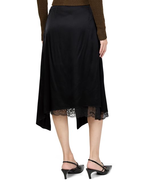 Acne Black Midi Skirt