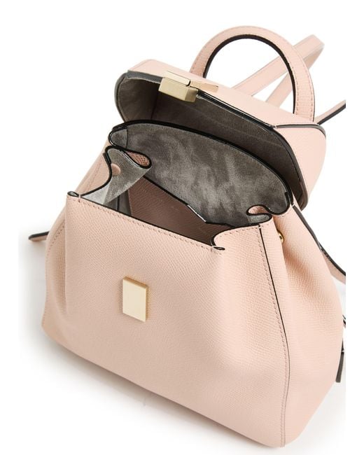 Valextra Pink Mini-Rucksack Iside