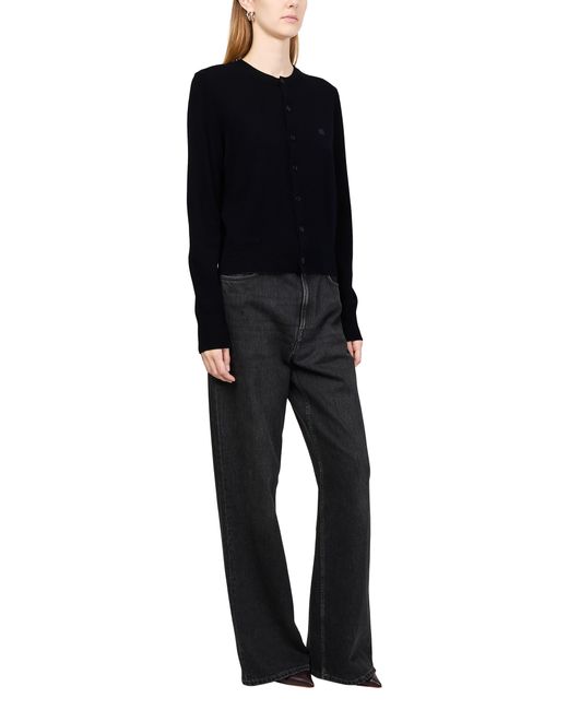 Acne Blue Cardigan Aus Wolle