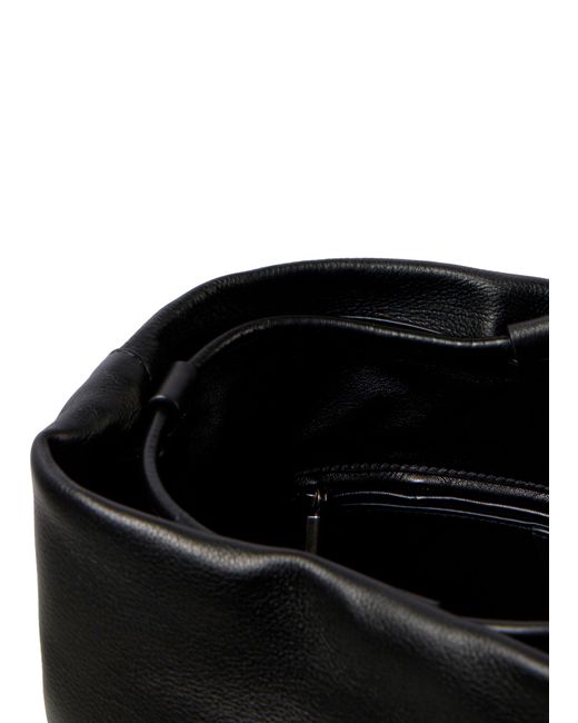The Row Black Joe Leather Backpack