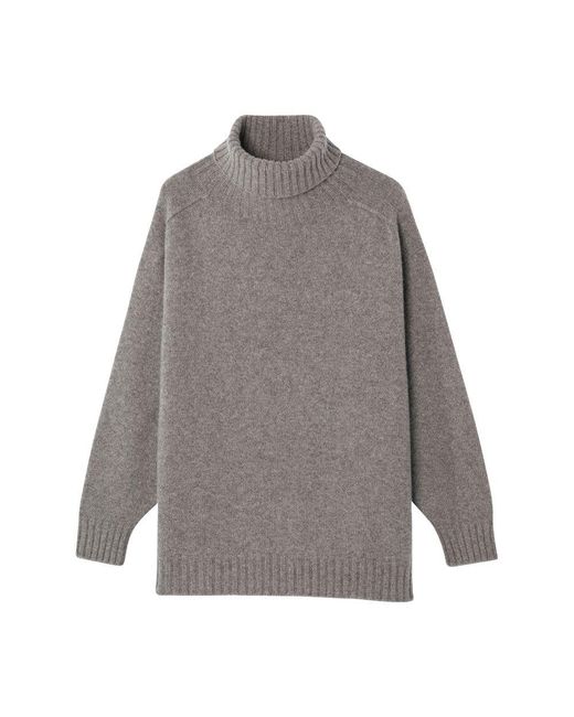 Pull À Col Roulé En Cachemire Bompard en coloris Gray