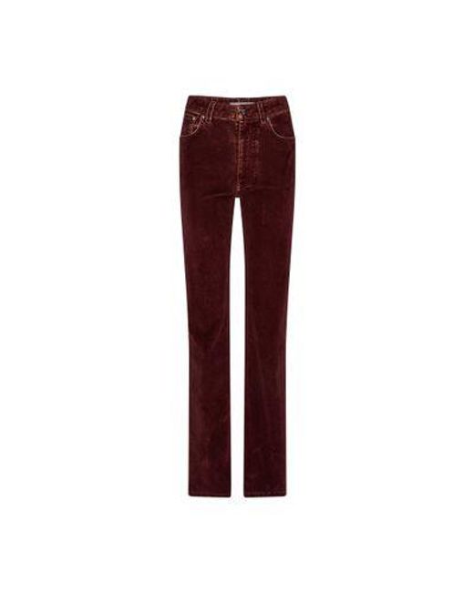 Rabanne Red Wide Pants