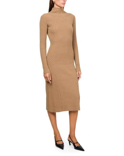 Max Mara Natural Zella Knitted Dress