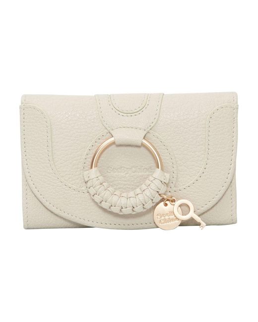 See By Chloé Natural Hana Compact Wallet