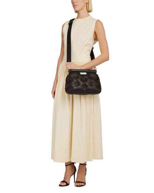 【Maison Margiela】 GLAM SLAM CLASSIQUE SMALL Maison Margiela - BLACK GLAM SLAM CLASSIQUE SMALL BAG – LE