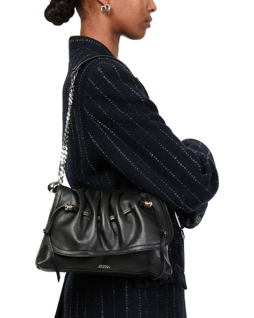 Isabel Marant Black Bolton Pouch Bag