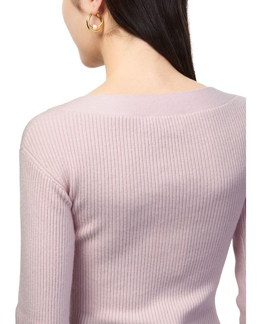 Max Mara Pink Buttoned Cardigan