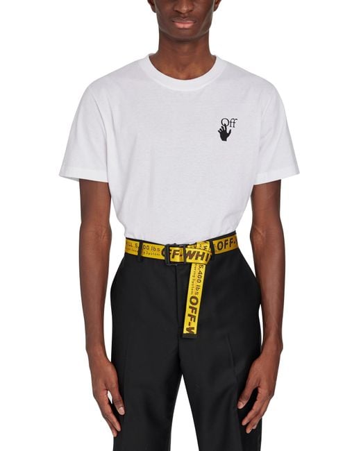 ceinture off white jaune homme