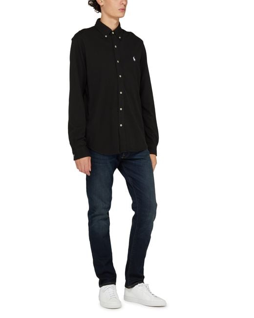 Polo Ralph Lauren Black Long Sleeved Shirt for men