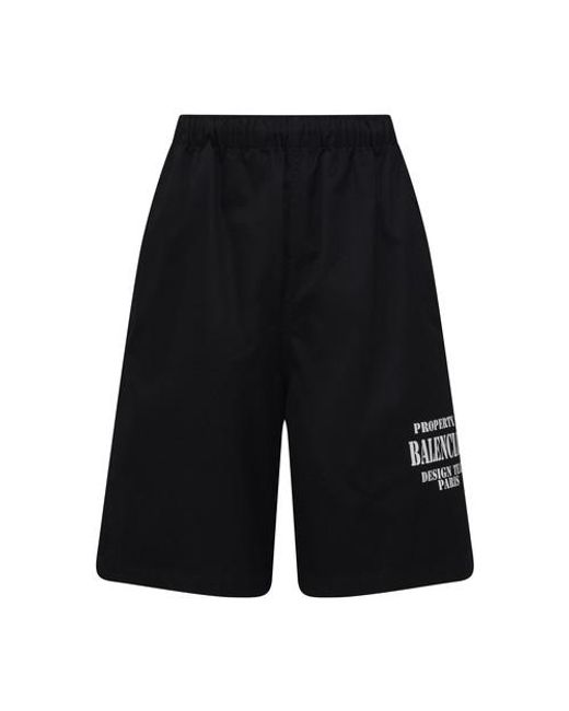 Balenciaga Shorts in Black for Men | Lyst