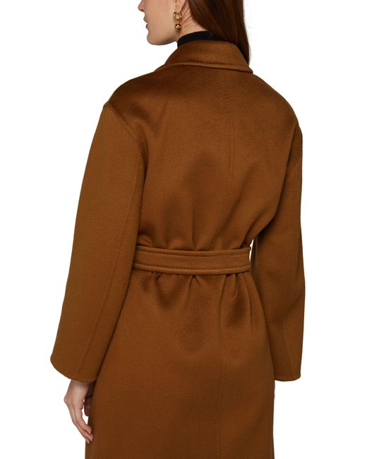 Max Mara Brown Mantel Mit Gürtel Melinda