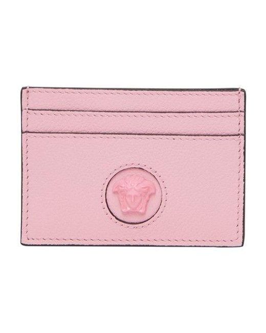 Versace Medusa Card Holder in Pink Lyst