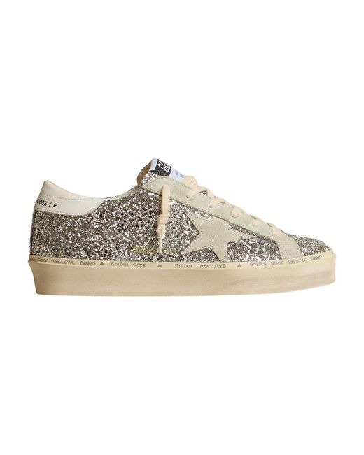Golden Goose Deluxe Brand Gray Hi Star Classic With Spur Sneakers