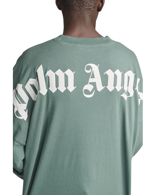 palm angels green t shirt