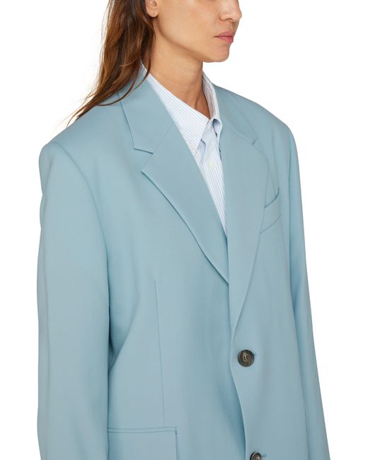 AMI Blue Two Buttons Jacket