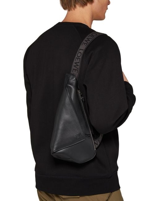 Loewe Black Anton Sling Bag for men