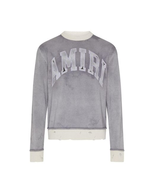 Amiri Gray Vintage Sweatshirt for men