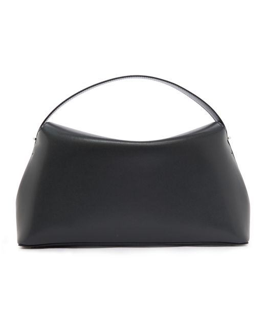 Totême  Black T-Lock Lederhandtasche