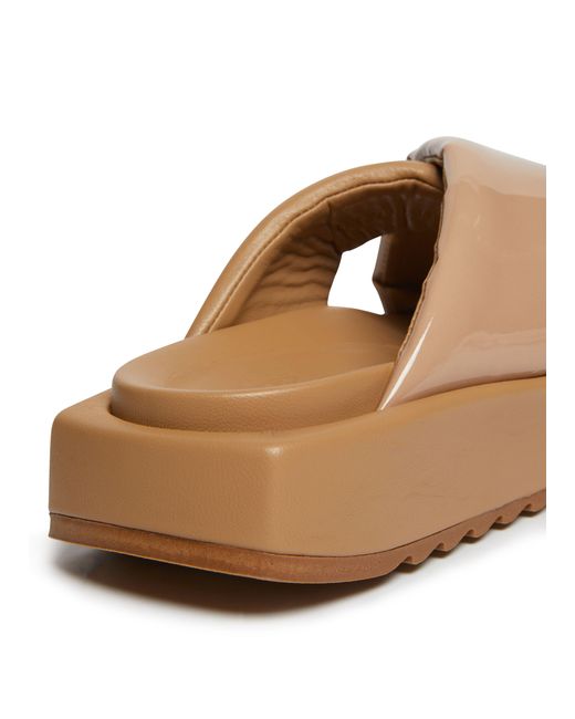 GIA COUTURE Brown Flat Sandals
