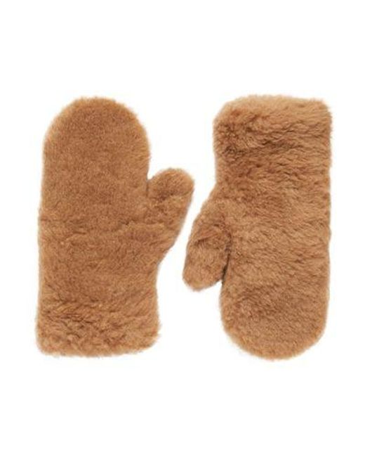 Max Mara Brown Mittens