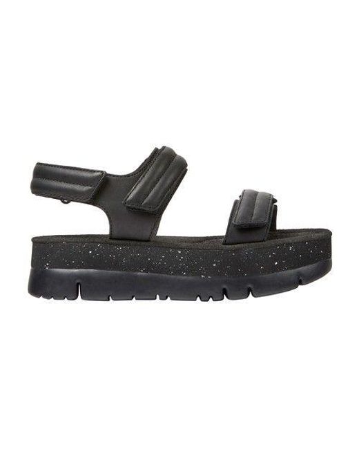 Camper Oruga Up Sandals in Black | Lyst