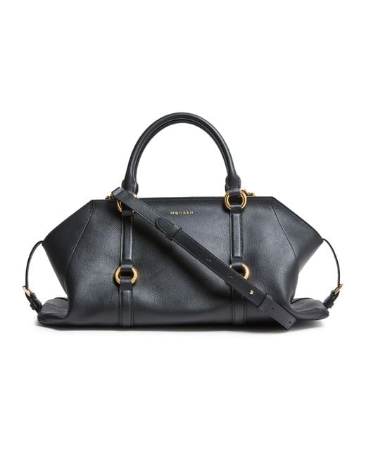 Alexander McQueen Black Kleine Handtasche Farringdon