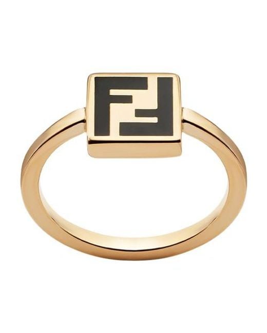 Fendi Forever Ring in Metallic Lyst UK