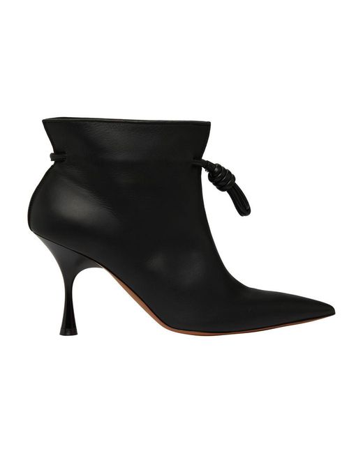 Loewe Black Flamenco Ankle Boots