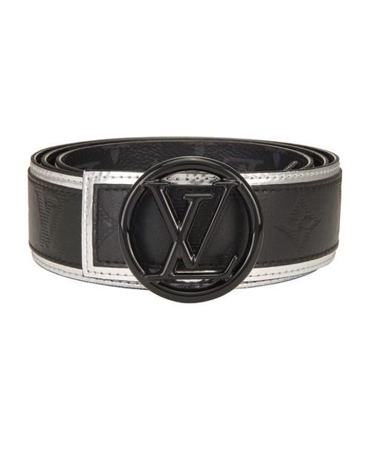 Louis Vuitton Black Lv Circle 40mm Reversible Belt for men