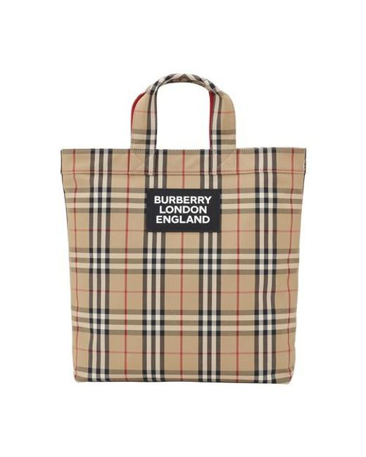 burberry shopping tote