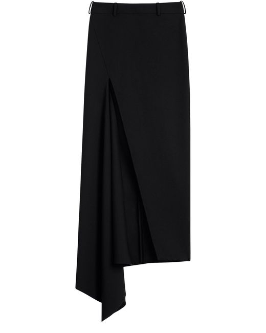 Givenchy Black Slit Skirt