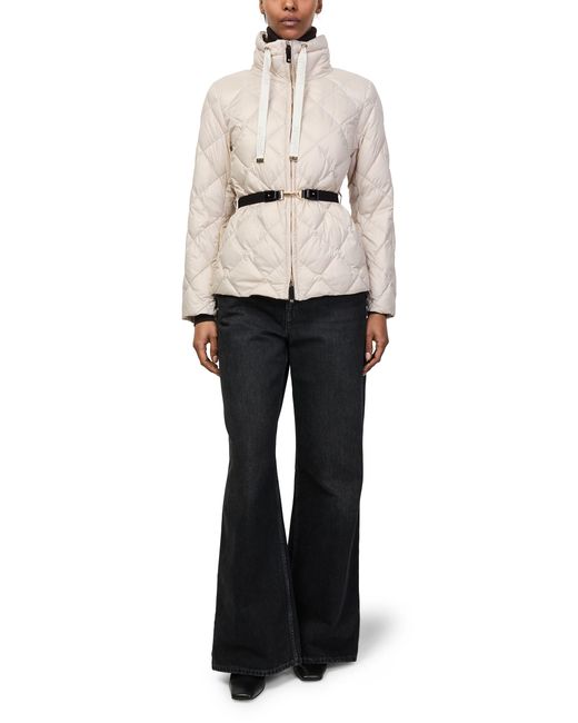 Max Mara Natural Zip-Up Puffer Jacket