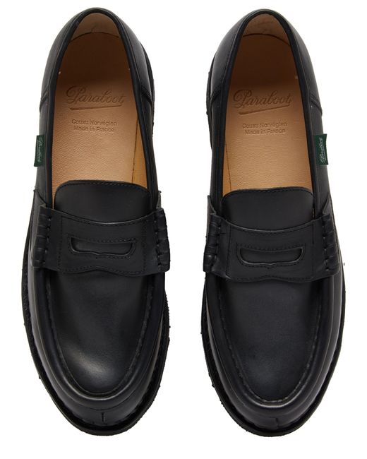 Paraboot Black Orsay Loafer