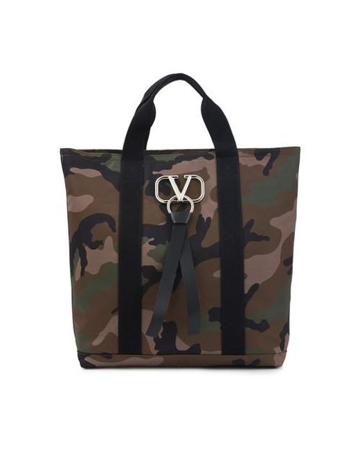mens camo tote bag