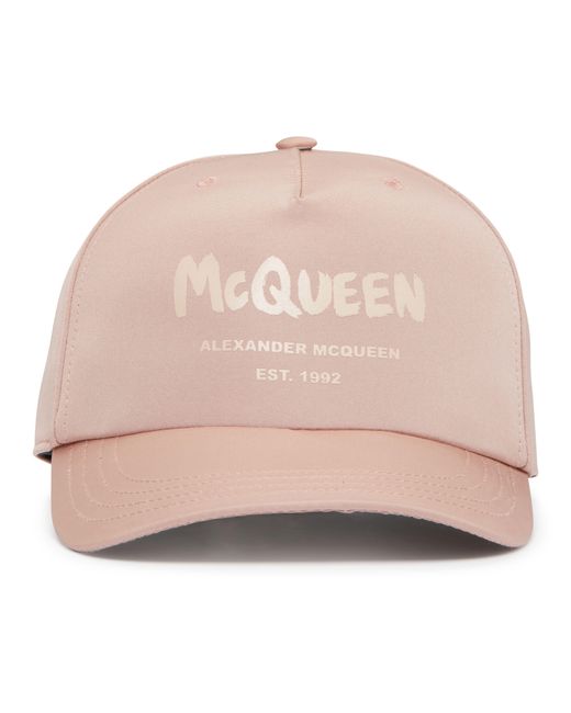 Alexander McQueen Pink Graffiti Cap for men
