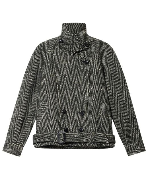 Isabel Marant Green Elvane Coat