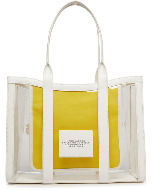 Sac The Clear Large Tote bag Marc Jacobs en coloris Yellow