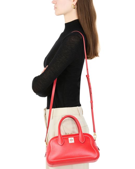 Bally Red Satchel-Handtasche Unda