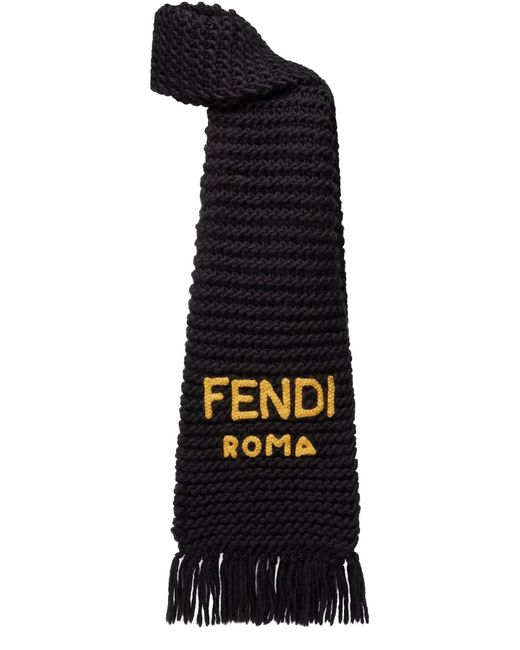 black fendi scarf