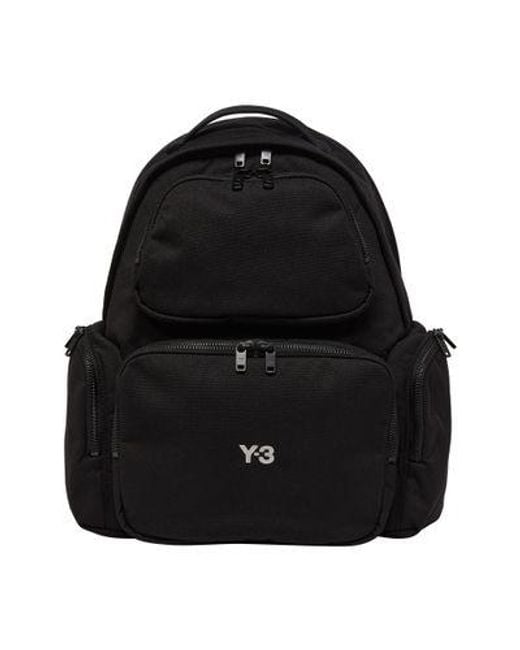 Y-3 Black Y-3 Backpack for men