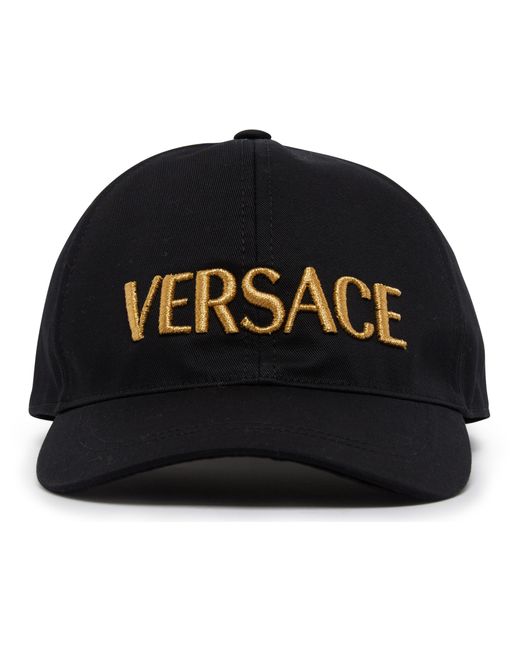 Versace Black Baseball Cap for men