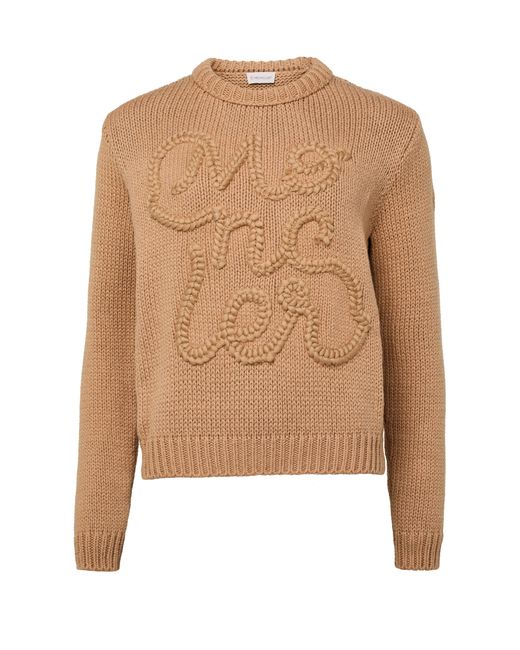 Moncler Natural Patterned Sweater