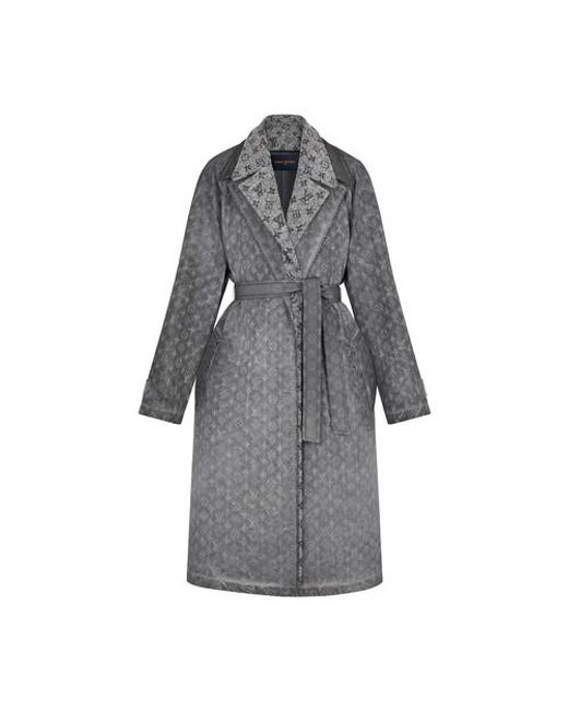 Shop Louis Vuitton Women's Grey Coats