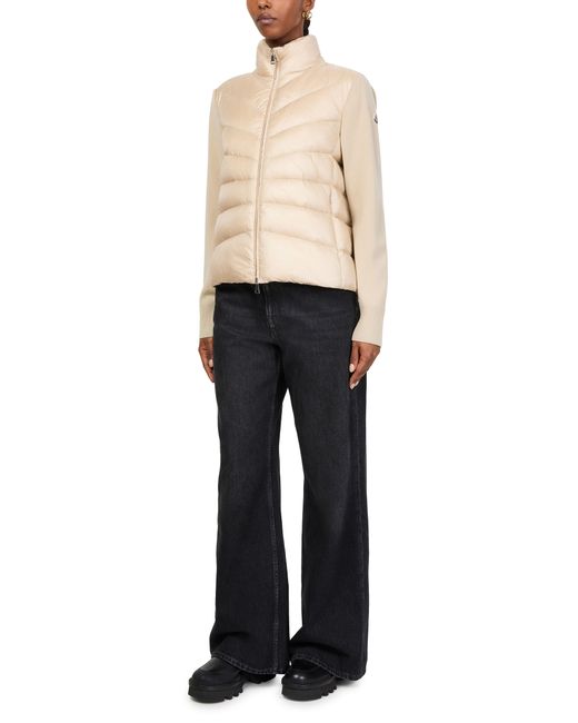 Moncler Natural Bi-Material Jacket
