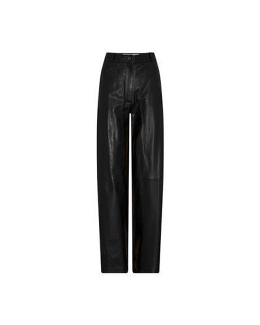 Loulou Studio Black Noro Leather Pants