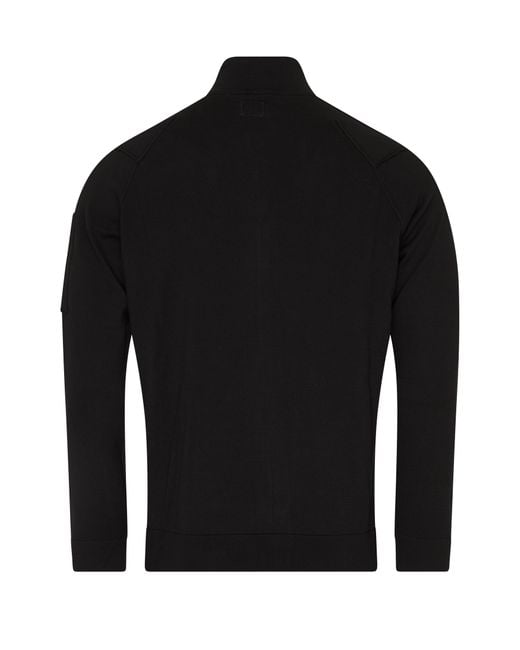C P Company Black Sea Island Zipped Sweater for men